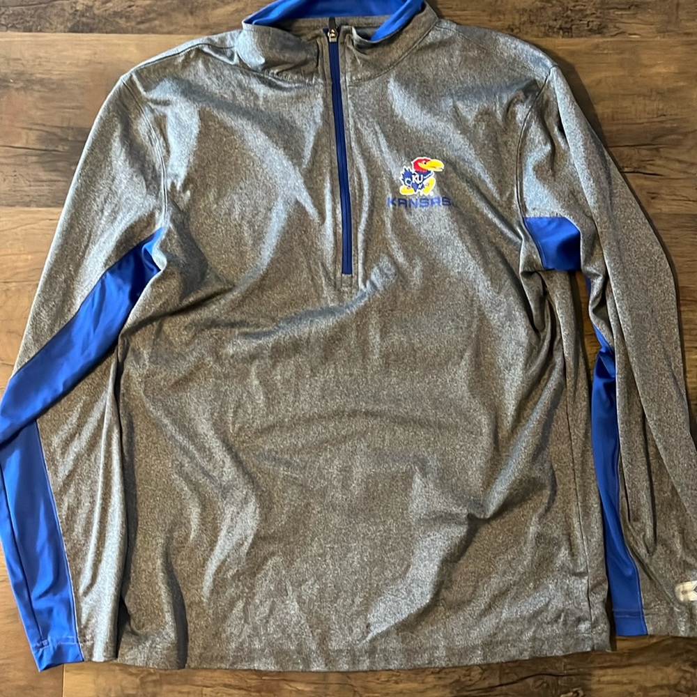 Kansas Jayhawks 1/2 zip